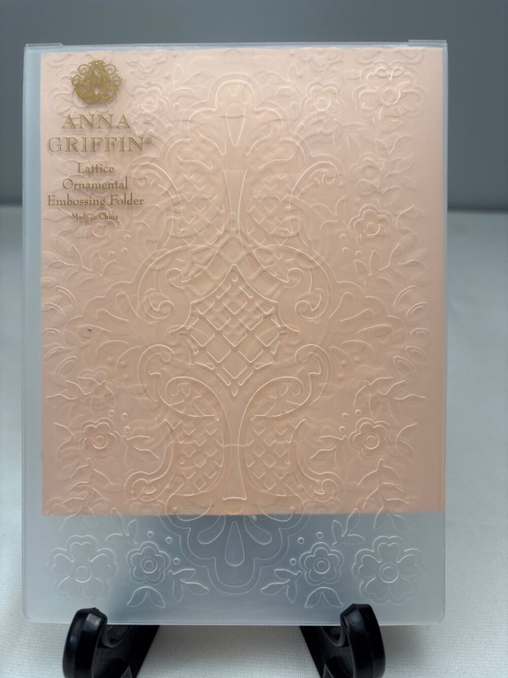 Anna Griffin Lattice Ornamental Embossing Folder 5x7" Crafting Cardmaking